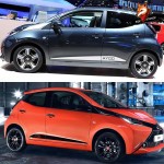 Car Side Stripe Skirt Decals Auto Graphics Sticker for Toyota AYGO Auto Body Decor Vinyl Decals Accessories